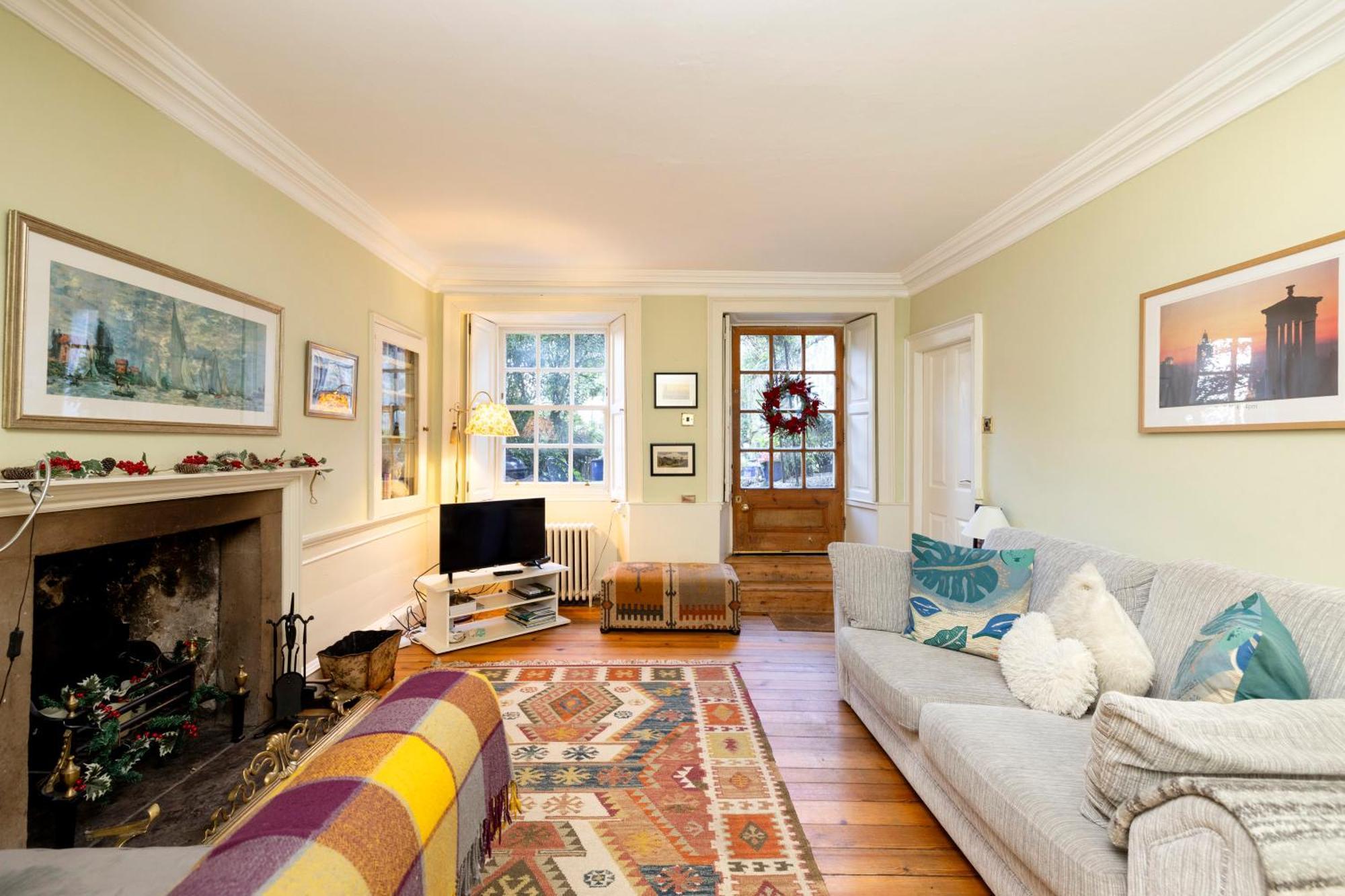 Joivy Beautiful Apartment, Private Garden, Calton Hill Edinburgh Exterior foto
