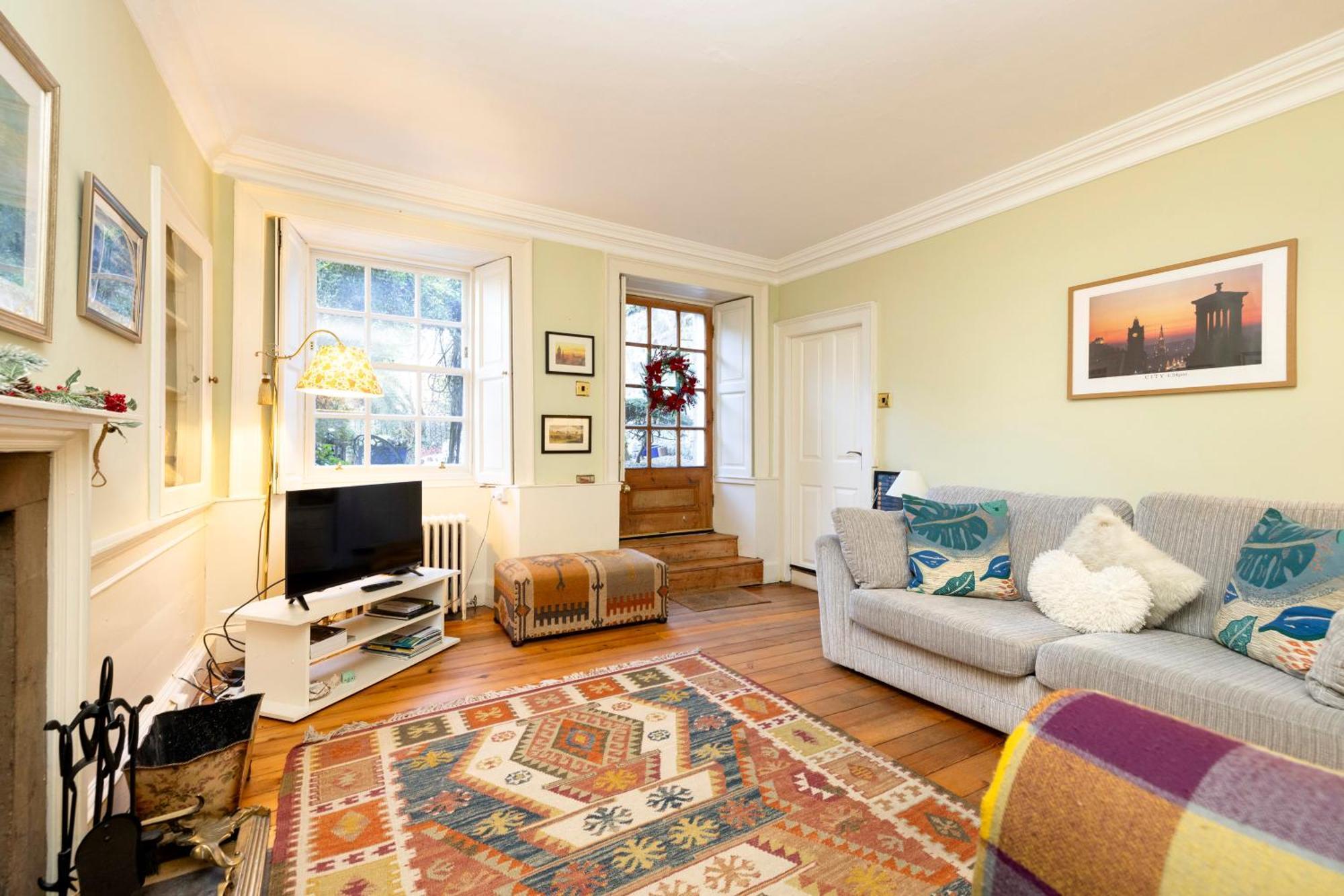 Joivy Beautiful Apartment, Private Garden, Calton Hill Edinburgh Exterior foto